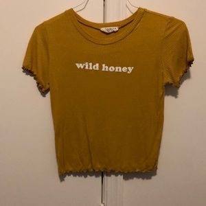 WILD HONEY crop top